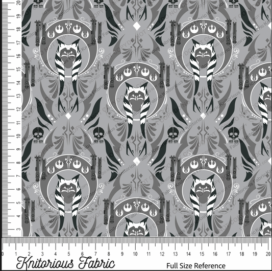 *Pre-Order* A-Snips Damask - Charcoal