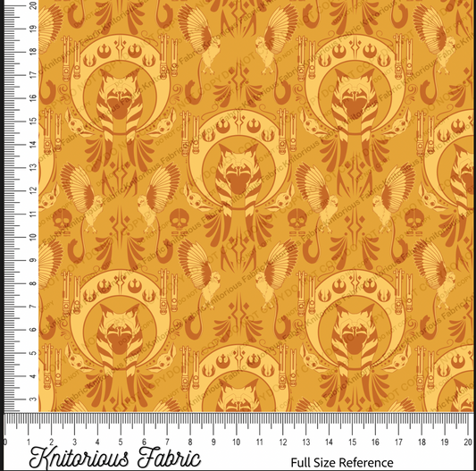 *Pre-Order* A-Snips Damask - Yellow and Orange