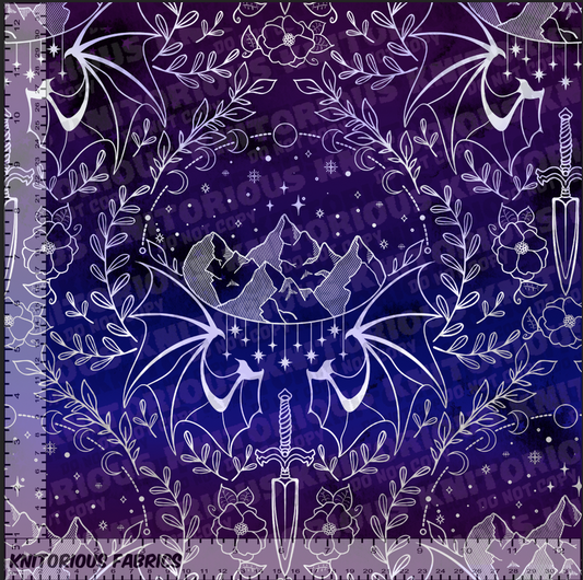 *Pre-Order* ACOTAR - Delicate Damask Gradient (Officially Licensed)