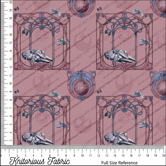 *Pre-Order* Antique Ships Framed - Pink
