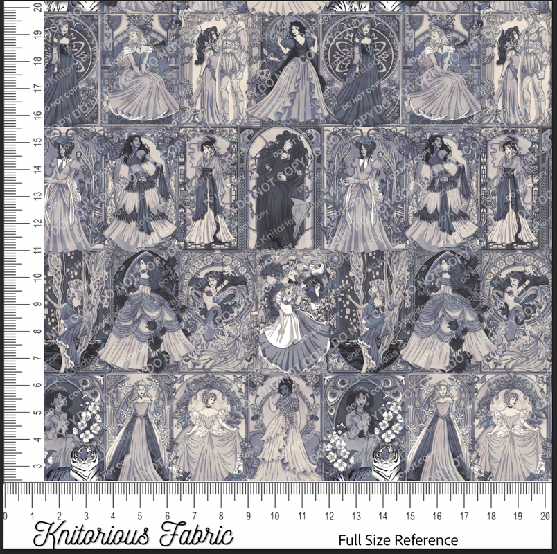 *Pre-Order* Art Nouveau Princesses - Blues