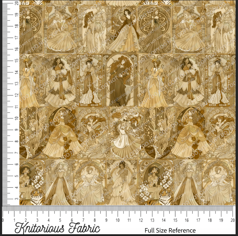 *Pre-Order* Art Nouveau Princesses - Gold