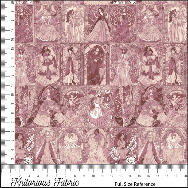 *Pre-Order* Art Nouveau Princesses - Vintage Pink