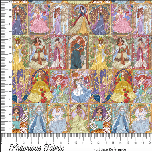 *Pre-Order* Art Nouveau Princesses - Colorful