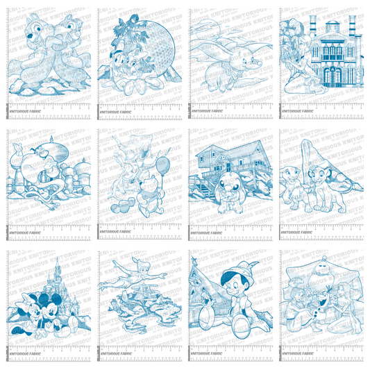 *Pre-Order* D Toile Blue Panels