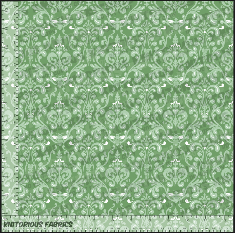 *Pre-Order* Bridge Damask - Green