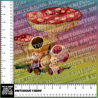 *Pre-Order* Toads and Shrooms (Rainbow) Panels