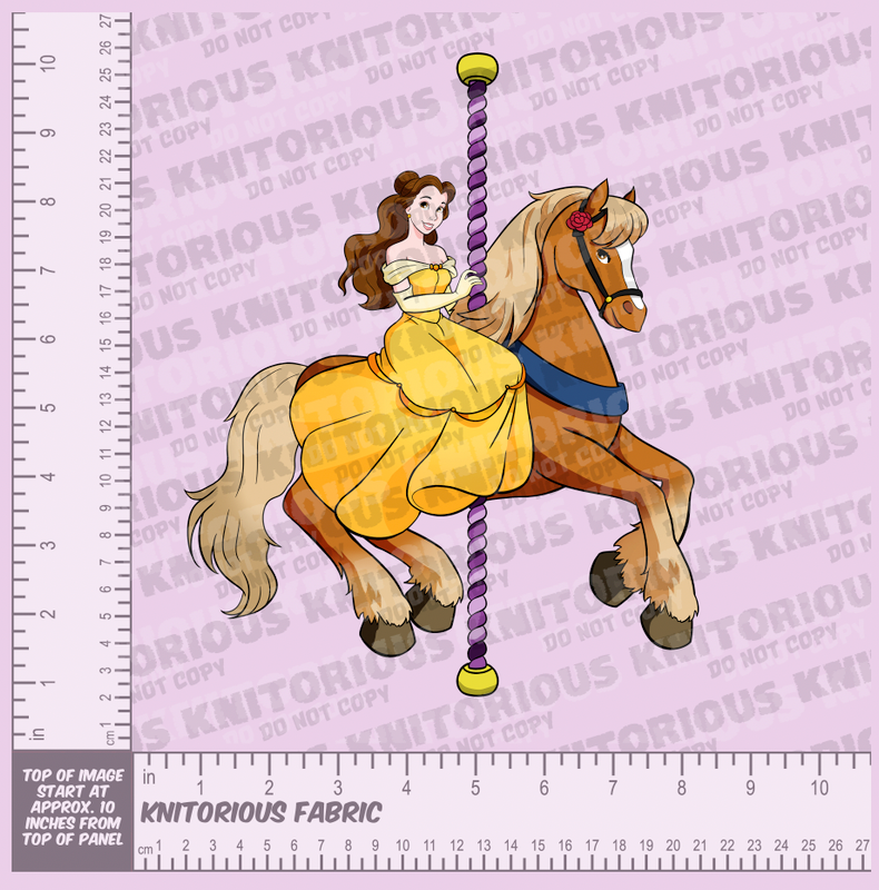 *Pre-Order* Carousel Princess Panels - Pink