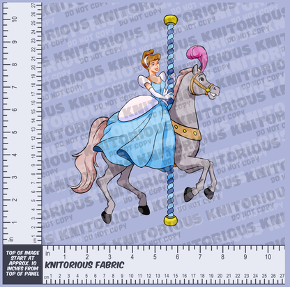 *Pre-Order* Carousel Princess Panels - Lav