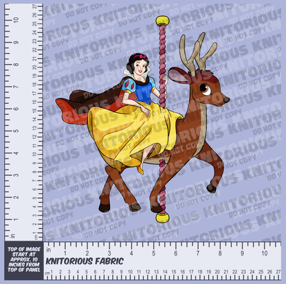 *Pre-Order* Carousel Princess Panels - Lav