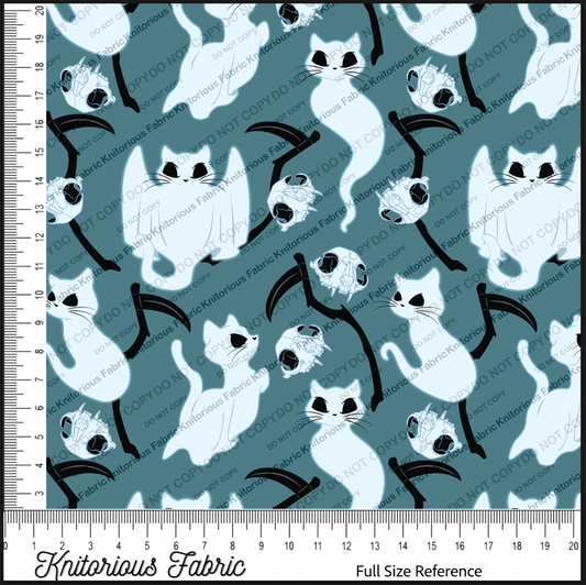 VINYL *Pre-Order* Cat Ghosts - Teal