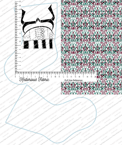 *Pre-Order* Character Damask Stocking Panels