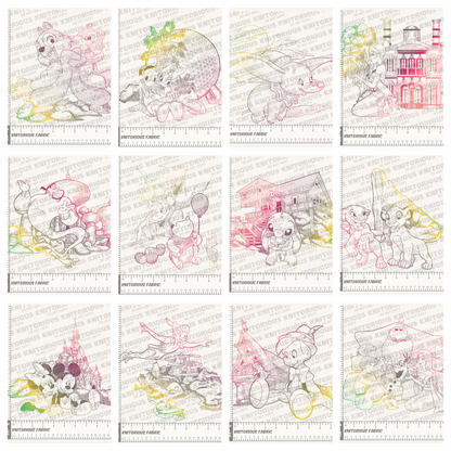 *Pre-Order* D Toile Colorful Panels