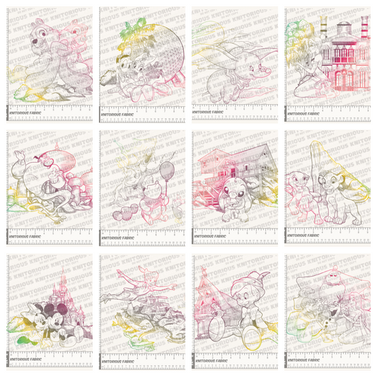 *Pre-Order* D Toile Colorful Panels