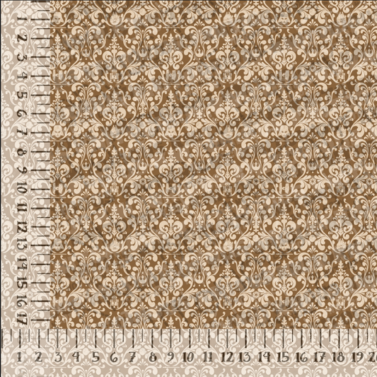 *Pre-Order* Damask - Brown