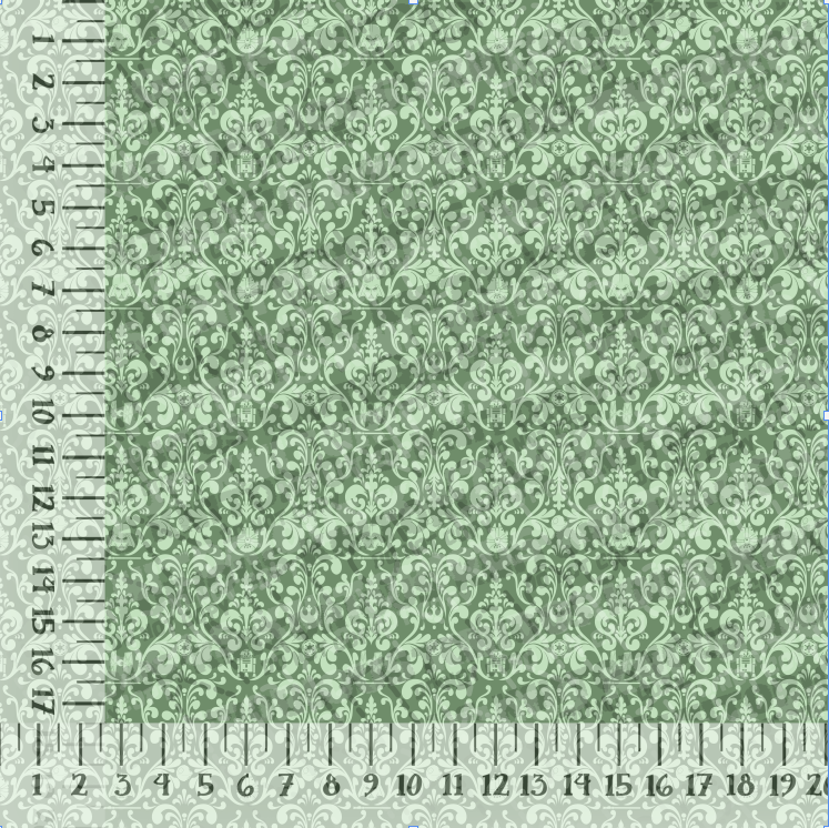 *Pre-Order* Damask - Green