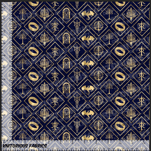 *VINYL Pre-Order* Diamond RIngs - Gold on Navy