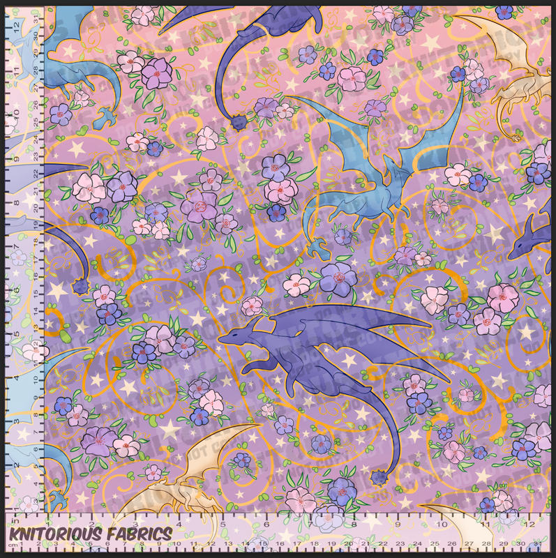 *Pre-Order* Dragons (Pastel Floral)