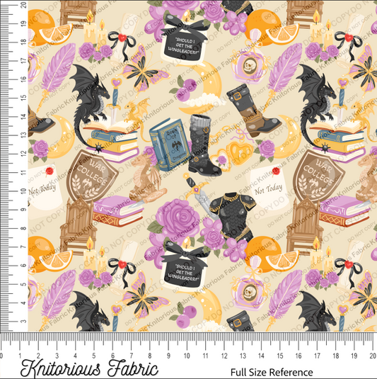 *VINYL Pre-Order* FW Dragon Book Tossed - Cream