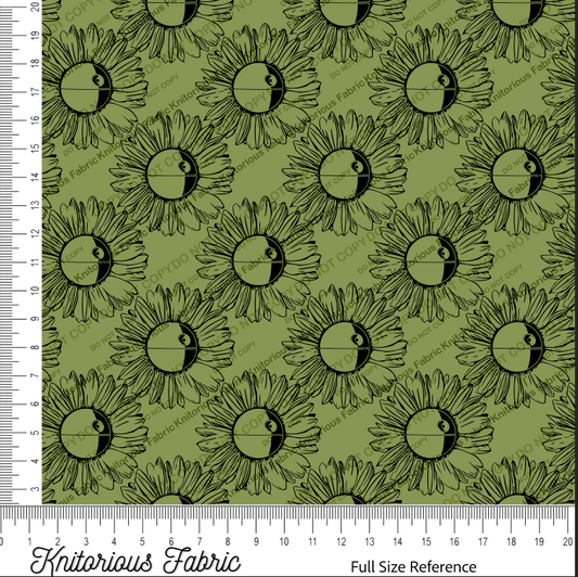 *Pre-Order* Floral Logo Dstar - Olive