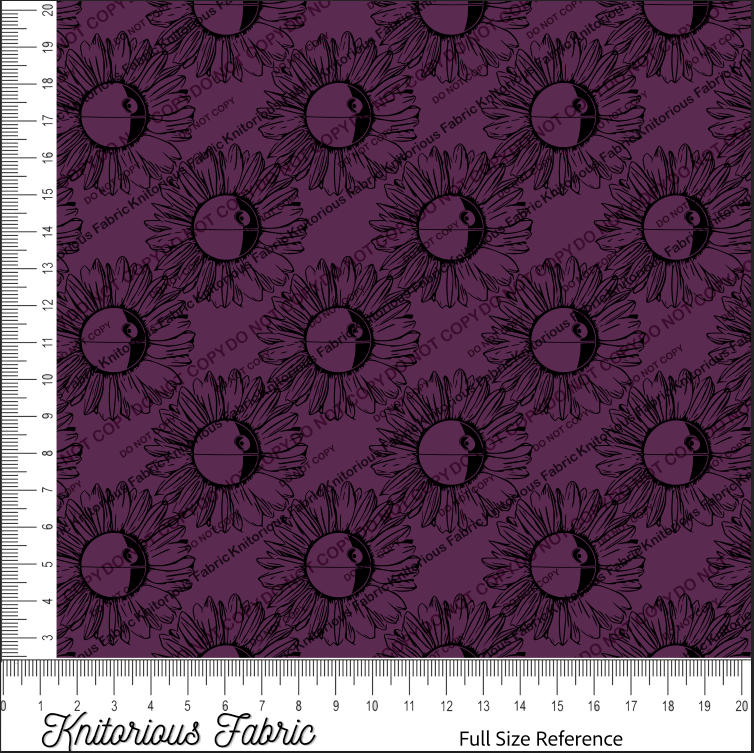*Pre-Order* Floral Logo Dstar - Plum