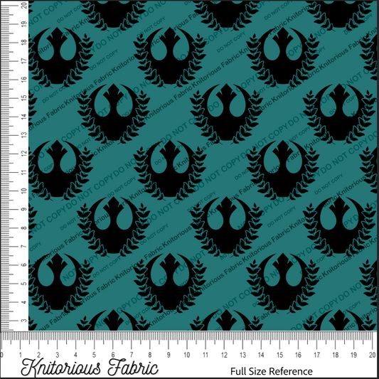 *Pre-Order* Floral Logo Jed - Teal