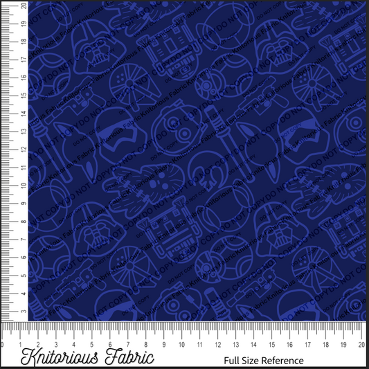 *VINYL Pre*-Order* Galactic Line Art - Sapphire