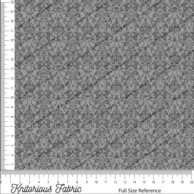 VINYL *Pre-Order* Ghoul Friends Damask Gray