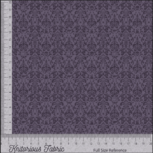 *Pre-Order* Ghoul Friends Damask Purple