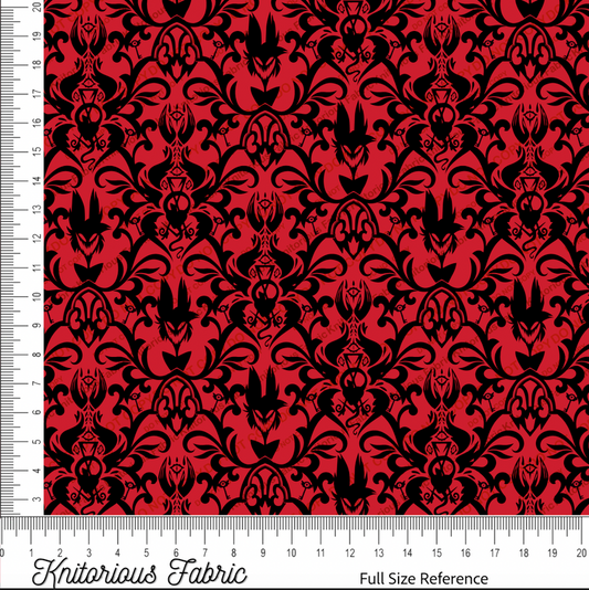 *VINYL Pre-Order* Hella Damask - Black and Red