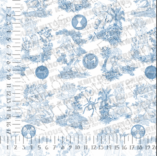 *Pre-Order* Toile Heroines Blue