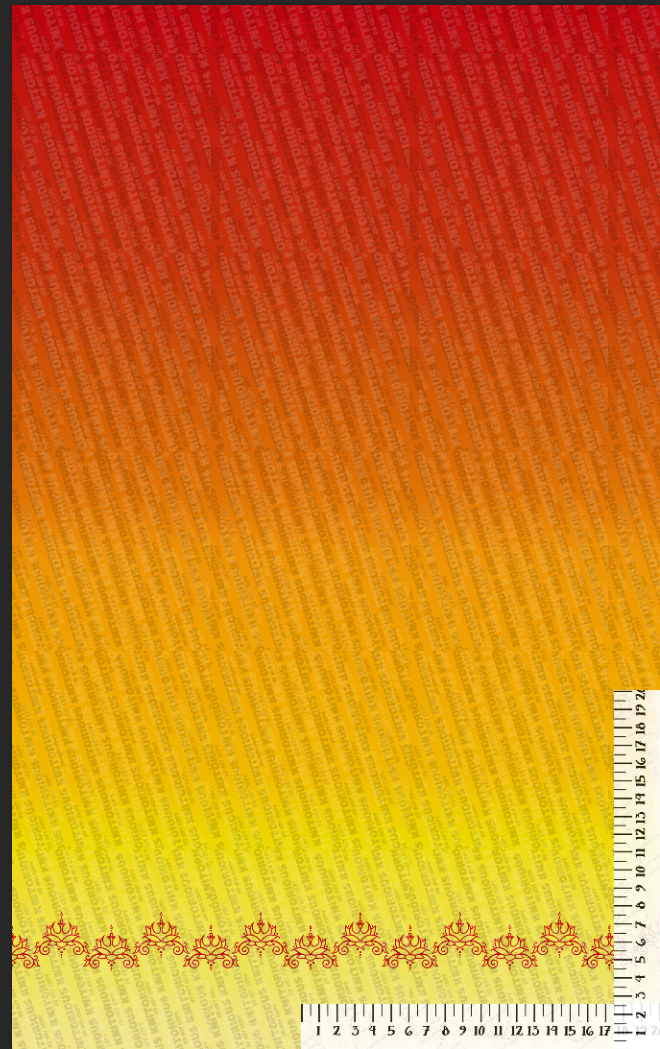 *RETAIL* Pad Sunset Gradient - Single Border