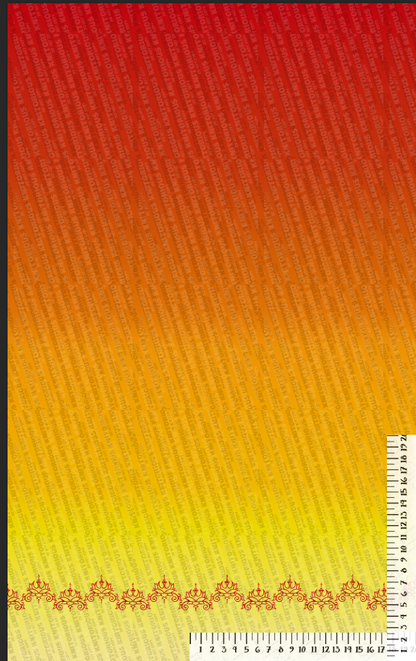 *RETAIL* Pad Sunset Gradient - Single Border