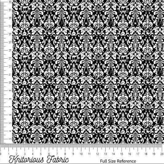 *Pre-Order* JS Nightmare Damask B&W