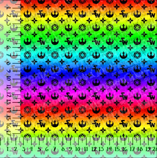 *Pre-Order* Lou SW - Black on Rainbow