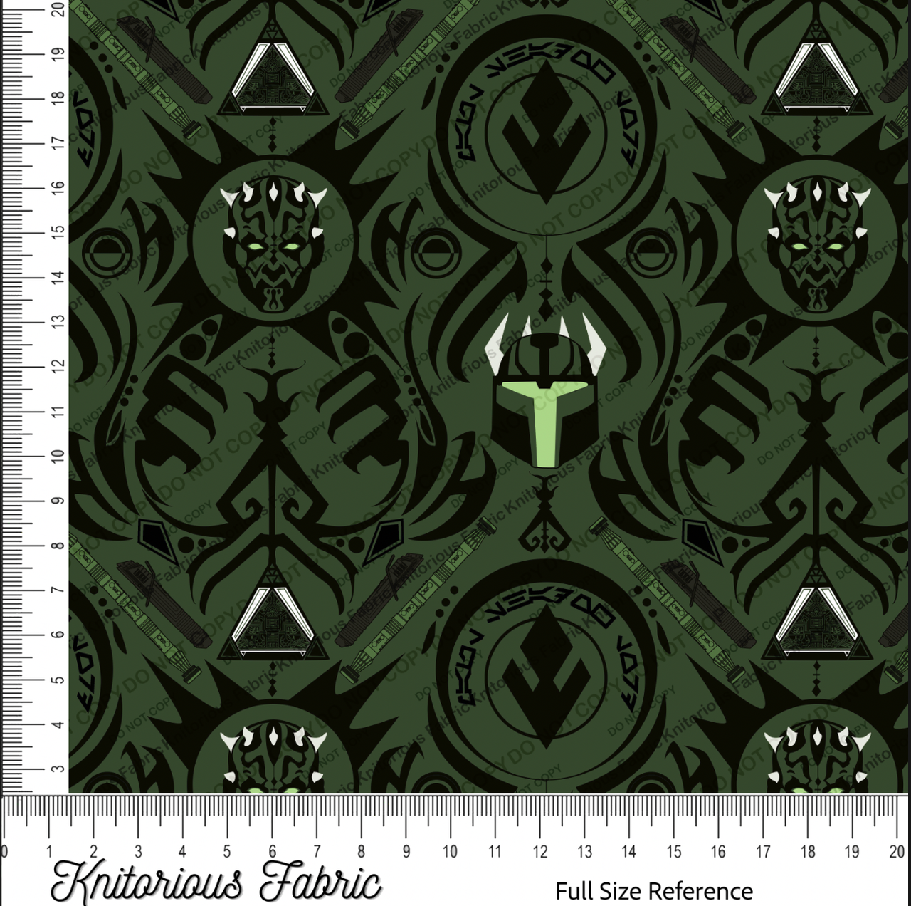 *Pre-Order* Maul Damask - Green