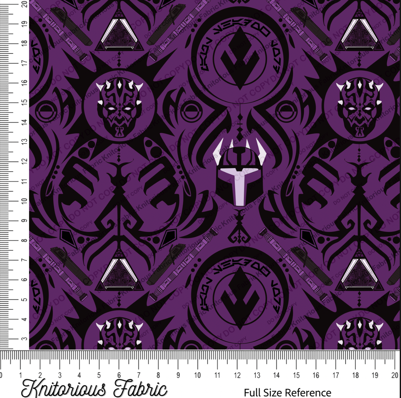 *Pre-Order* Maul Damask - Purple