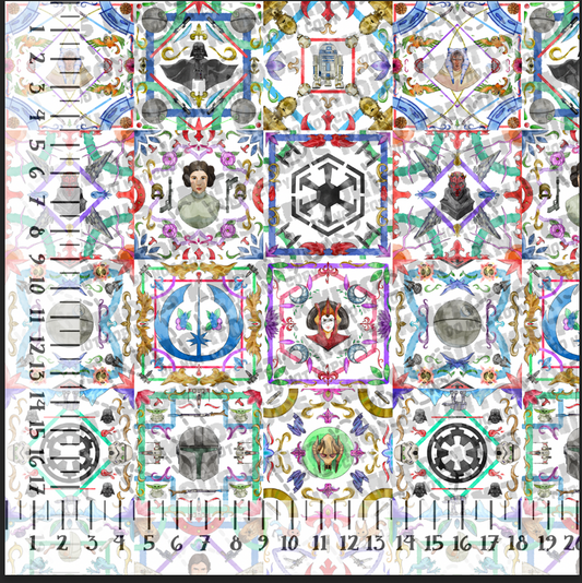 *Pre-Order* Mojica Tile - On WHITE - Smaller - On WHITE