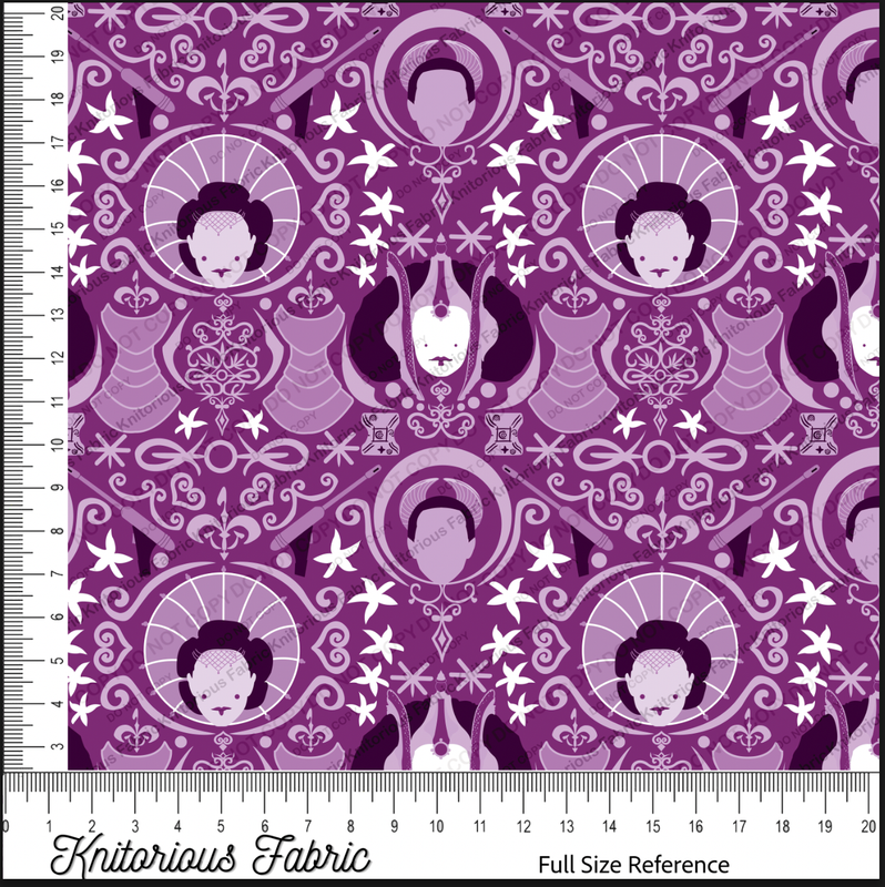 *Pre-Order* Pad Damask - Purple