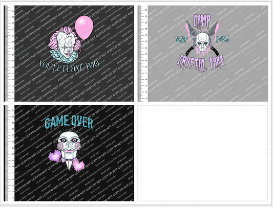 *Pre-Order* Pastel Horror Panels