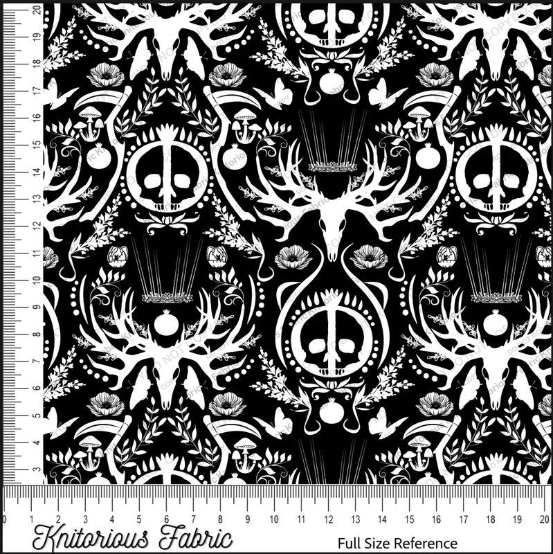*Pre-Order* Persephone Damask - Black