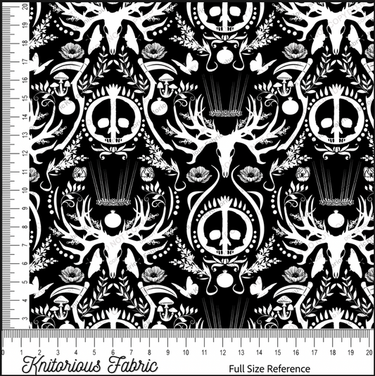 *Pre-Order* Persephone Damask - Black