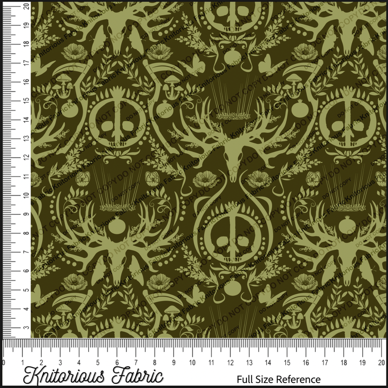 VINYL *Pre-Order* Persephone Damask - Green