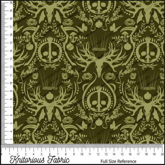 VINYL *Pre-Order* Persephone Damask - Green