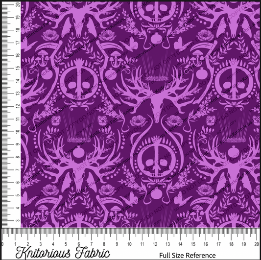 VINYL *Pre-Order* Persephone Damask - Purple