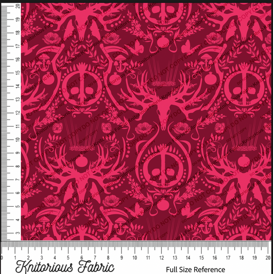 *Pre-Order* Persephone Damask - Red