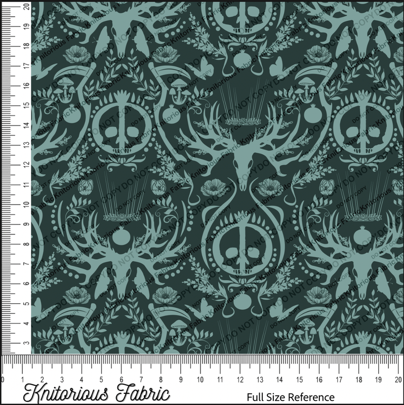 *Pre-Order* Persephone Damask - Teal