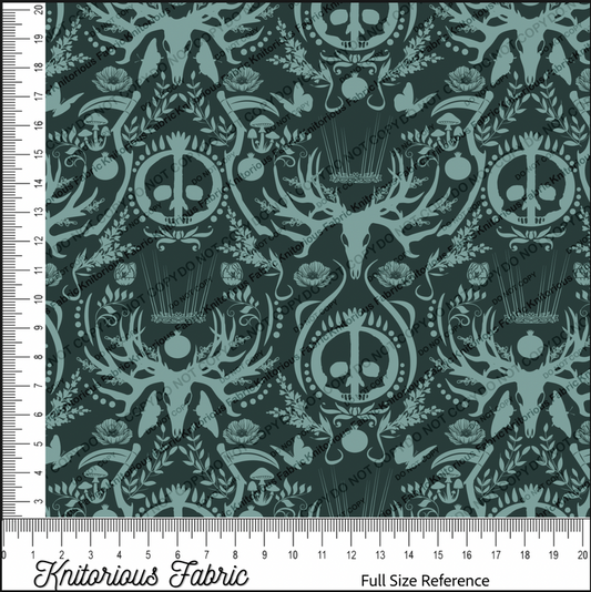 *Pre-Order* Persephone Damask - Teal