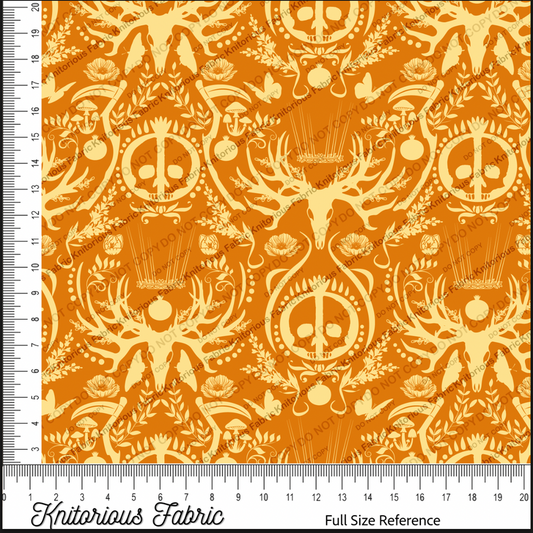 VINYL *Pre-Order* Persephone Damask - Yelow