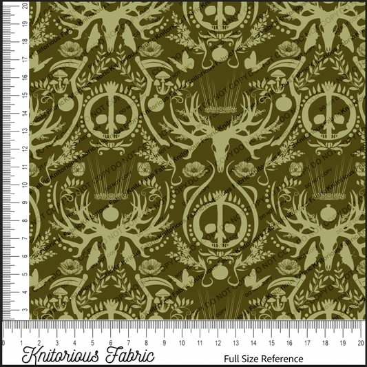 *Pre-Order* Persephone Damask - Green